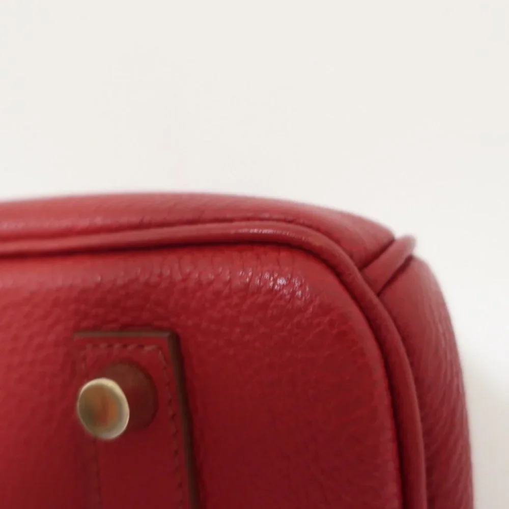 HERMES BIRKIN 35CM ROUGE GARANCE TOGO LEATHER GOLD HARDWARE 2008 - Picture 13 of 14